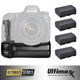 Pro Camera BG-E21 Battery Grip Replacement for 6D Mark II + 4 Extra Batteries Ultimaxx