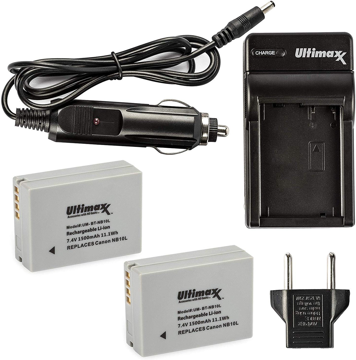 Ersatz-Lithium-Ionen-Akku NB-10L 1500 mAh für Canon PowerShot G15 G16 G1 X