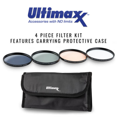 ULTIMAXX 95 mm, 4-teiliges HD-Filterset mit Mehrfachbeschichtung, 95 mm (UV, CPL, Erwärmung, ND9)