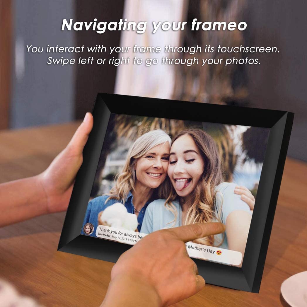 Frameo 10,1" Digitaler Bilderrahmen mit 64 GB, WLAN, 160.000 BILDER Powered by Frameo