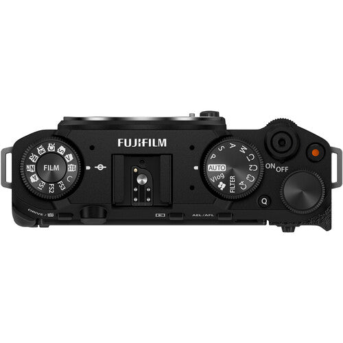 FUJIFILM X-M5 spiegellose Kamera (schwarz) 16900678 – 12-teiliges Zubehörpaket