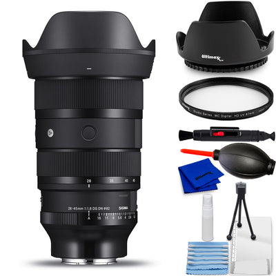 Sigma 28-45 mm f/1.8 DG DN Art-Objektiv (Sony E) 612965 – 7-teiliges Zubehörpaket