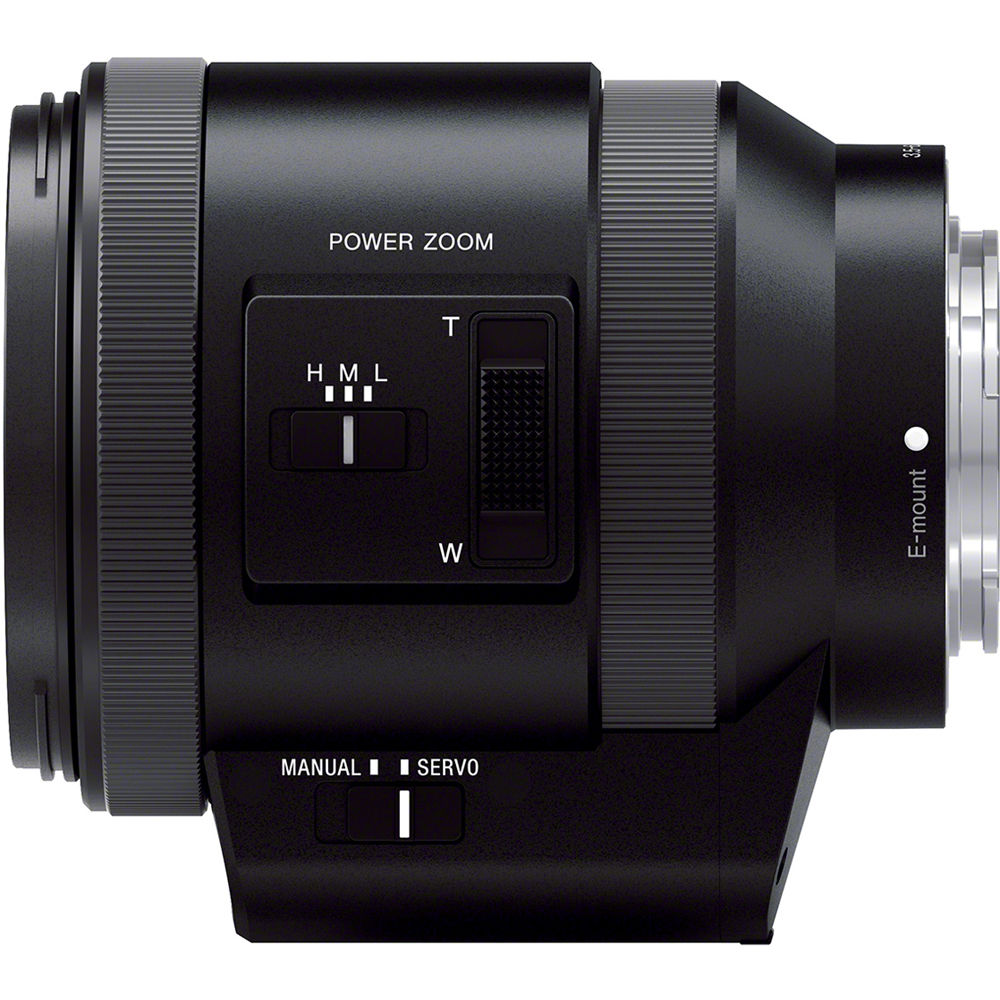 Sony E PZ 18–200 mm f/3,5–6,3 OSS-Objektiv (Power Zoom)