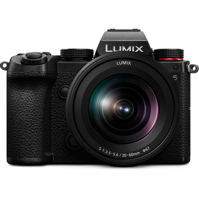 Panasonic Lumix S5 spiegellose Kamera mit 20–60-mm-Objektiv – 12-teiliges Zubehörpaket