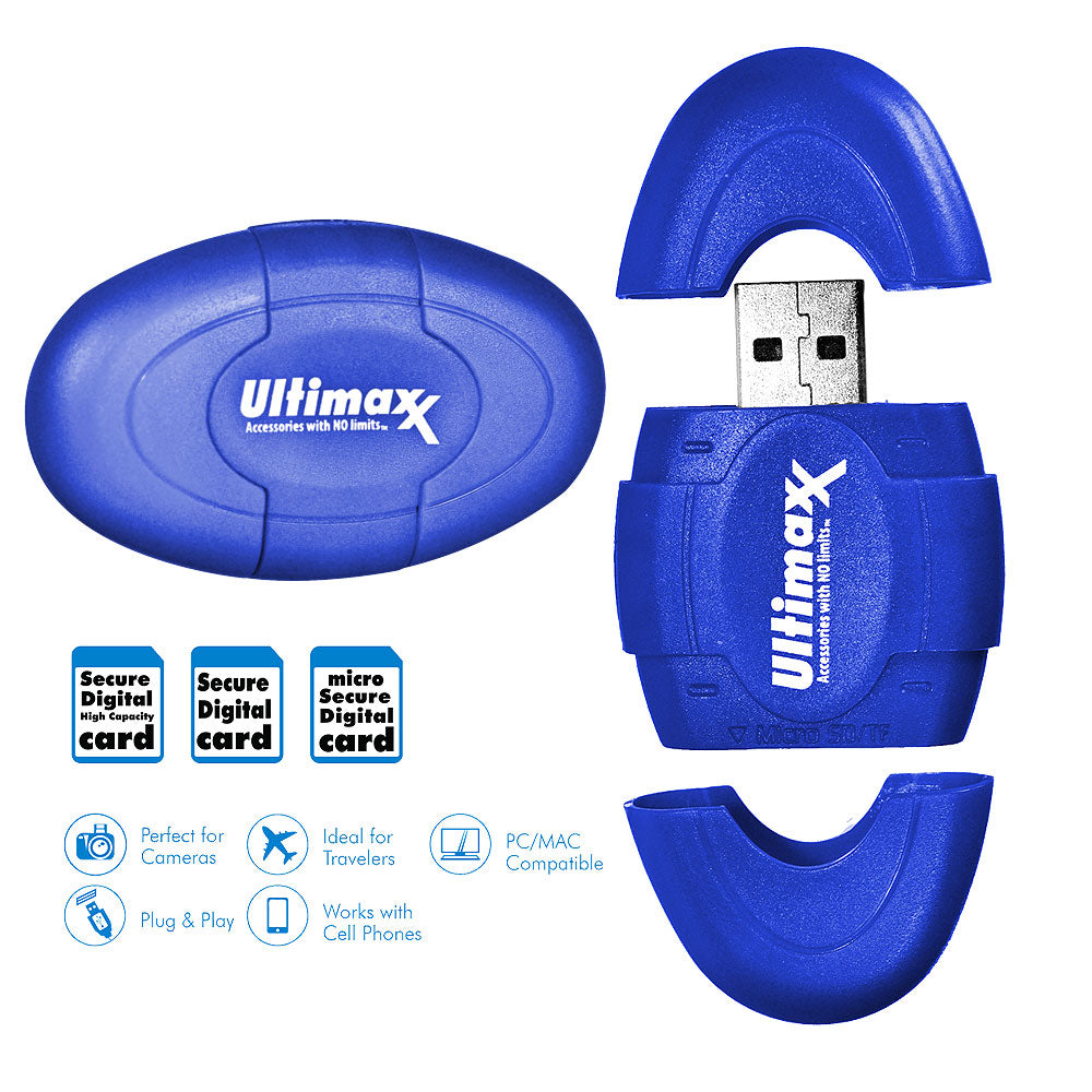 ULTIMAXX Multi-High-Speed-SD-SDHC-SDXC-Micro-SD-Kartenleser