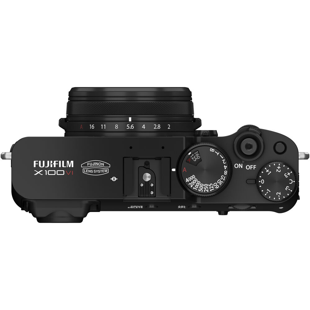 FUJIFILM X100VI Digitalkamera (Schwarz) 16821913 - 7-teiliges Zubehörpaket