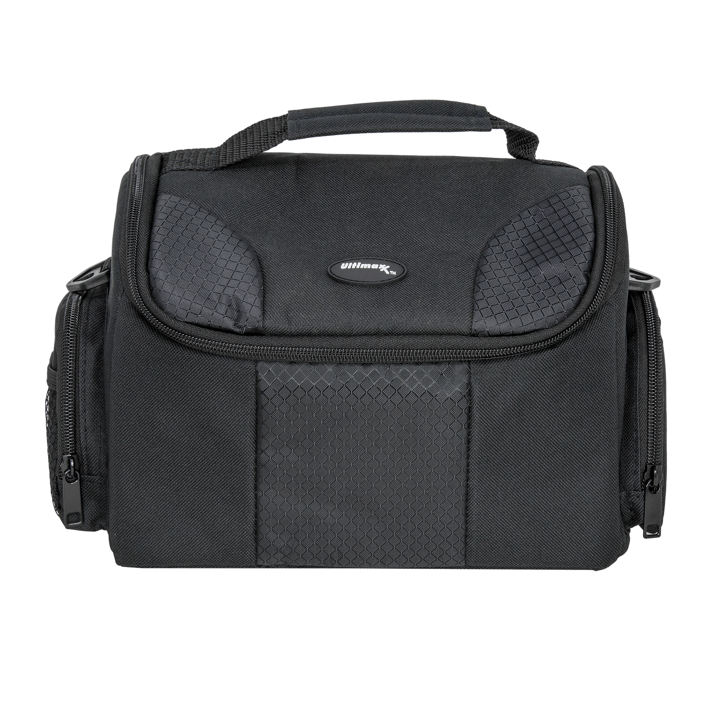 Padded Water Resistant Gadget Bag for Canon Nikon Sony Cameras (Black)