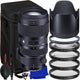 Sigma 50-100mm f/1.8 DC HSM Art Lens for Nikon F - 12PC Accessory Bundle Sigma