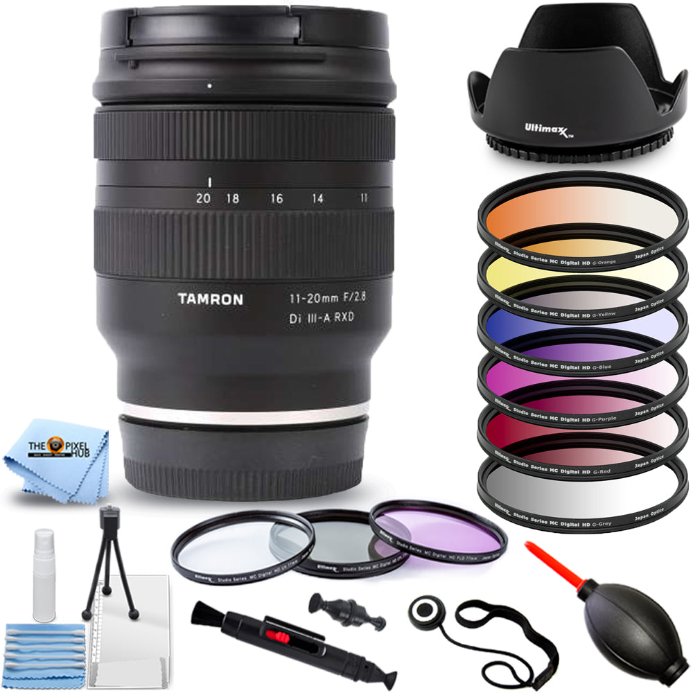 Tamron 11–20 mm f2.8 Di III-A RXD-Objektiv für Sony E AFB060S-700 – Filter-Kit-Paket