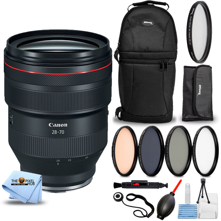 Canon RF 28-70mm f/2L USM Objektiv 2965C002 - 8-teiliges Zubehörpaket