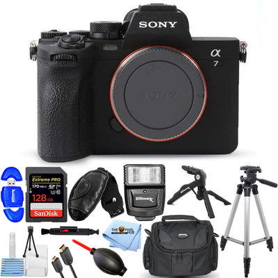 Sony a7 IV spiegellose Kamera ILCE-7M4/B – 12-teiliges Zubehörpaket