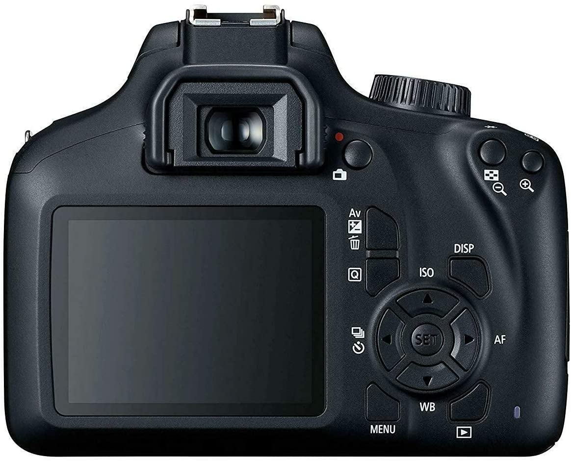 Canon EOS 3000D / T100 DSLR mit 18-55 mm III-Objektiv – Essential 64 GB-Paket