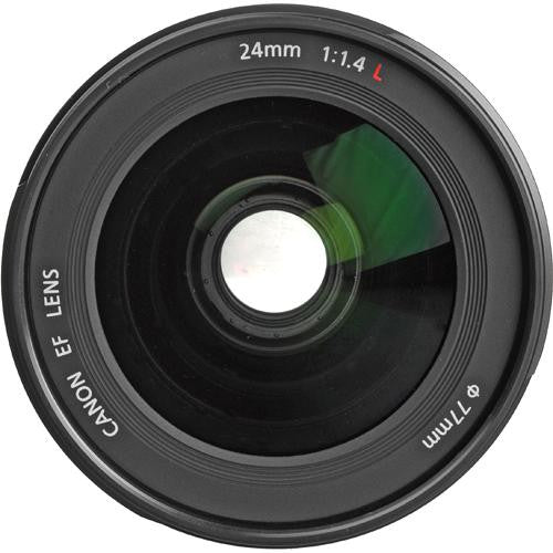 Canon EF 24mm f/1.4L II USM Autofokus-Objektiv 2750B002 - 7-teiliges Zubehörpaket