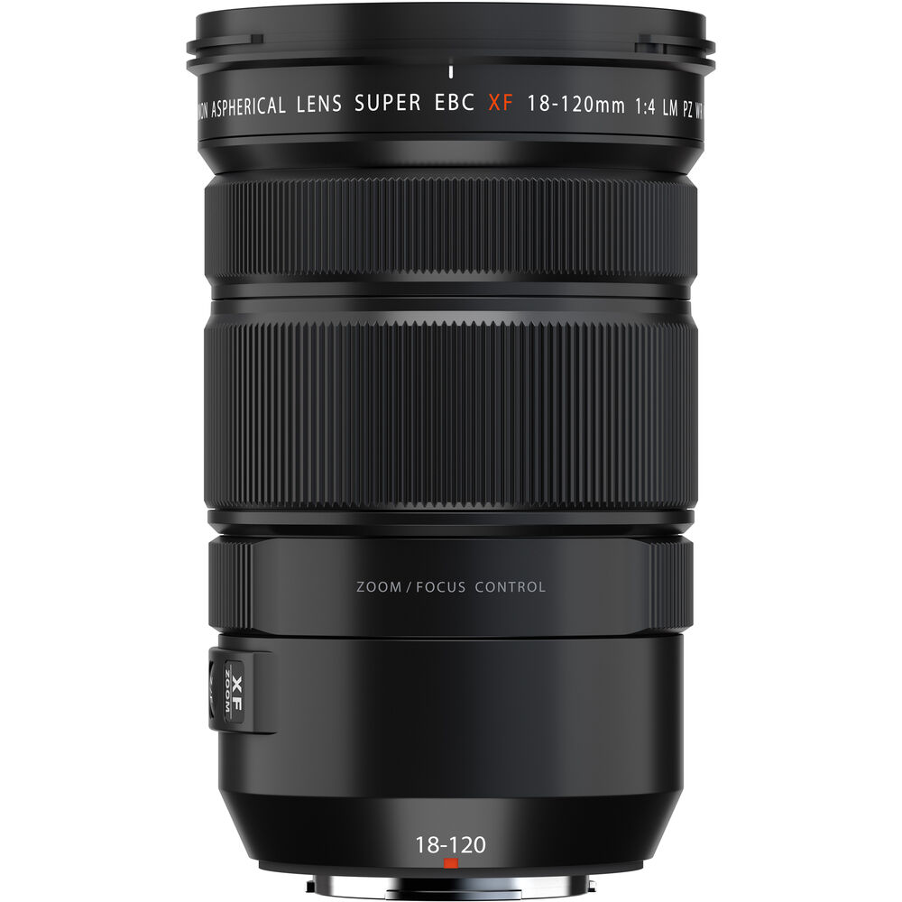 FUJIFILM XF 18–120 mm f/4 LM PZ WR Objektiv 16780224 – 7-teiliges Zubehörpaket