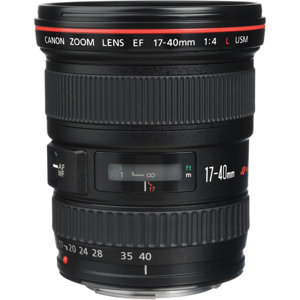 Canon EF 17-40mm f/4L USM Objektiv 8806A002 - 10-teiliges Zubehörpaket