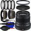 FUJIFILM XF 50mm f/2 R WR Objektiv (Schwarz) 16536611 - 10-teiliges Zubehörpaket