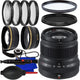 FUJIFILM XF 50mm f/2 R WR Lens (Black) 16536611 - 10PC Accessory Bundle Fujifilm