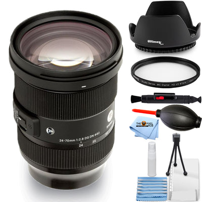 Sigma 24-70mm f/2.8 DG DN Art Objektiv für Sony E 578965 - Essential UV Bundle