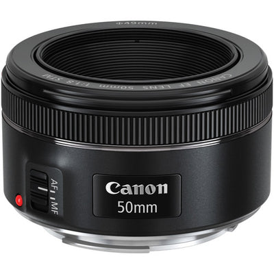 Canon EF 50mm f/1.8 STM Objektiv 0570C002 + UV-Ultraviolettfilter