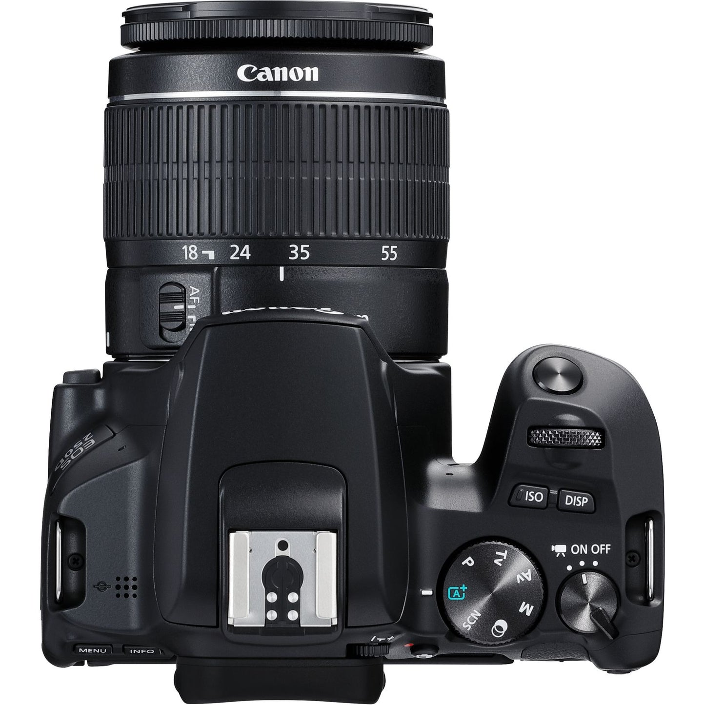 Canon EOS 250D/Rebel SL3 18-55 mm + 75-300 mm + 500 mm + 650-1300 mm 64 GB-Paket