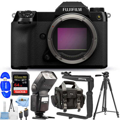 FUJIFILM GFX 50S II spiegellose Mittelformatkamera – 10-teiliges Zubehörpaket