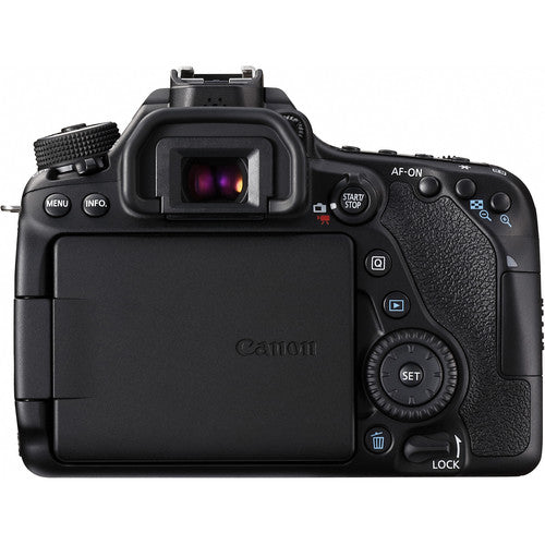 Canon EOS 80D DSLR-Kamera (nur Gehäuse) 1263C004 mit Extreme 32 GB und Gadget-Hülle