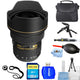 Nikon AF-S NIKKOR 14-24mm f/2.8G ED Lens 2163 + Case + 32GB + Tripod Bundle Nikon