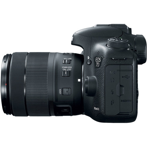 Canon EOS 7D Mark II DSLR-Kamera mit 18-135 mm IS USM-Objektiv – 20-teiliges Zubehörset