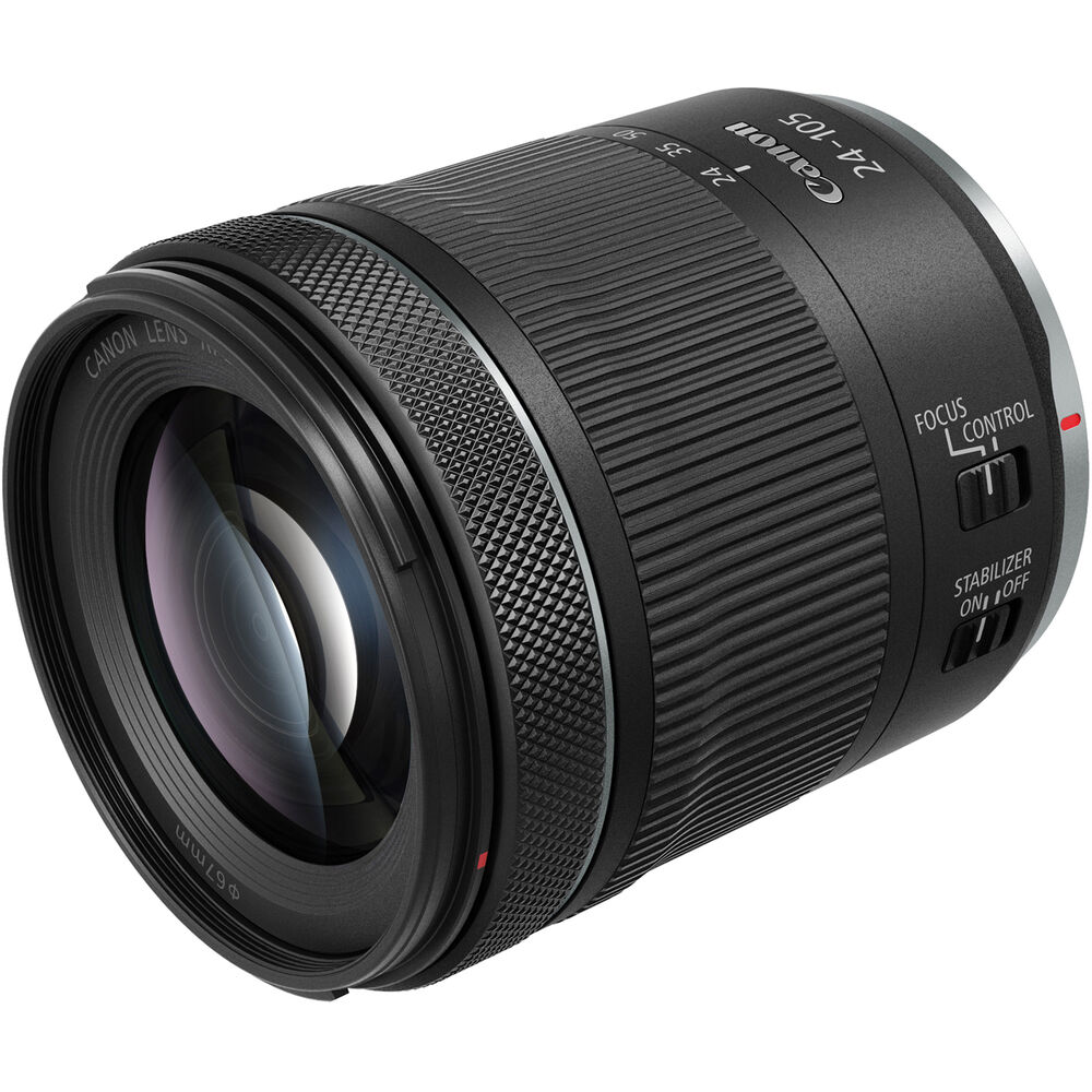 Canon RF 24–105 mm f/4–7,1 IS STM Objektiv 4111C002 – 10-teiliges Zubehörpaket