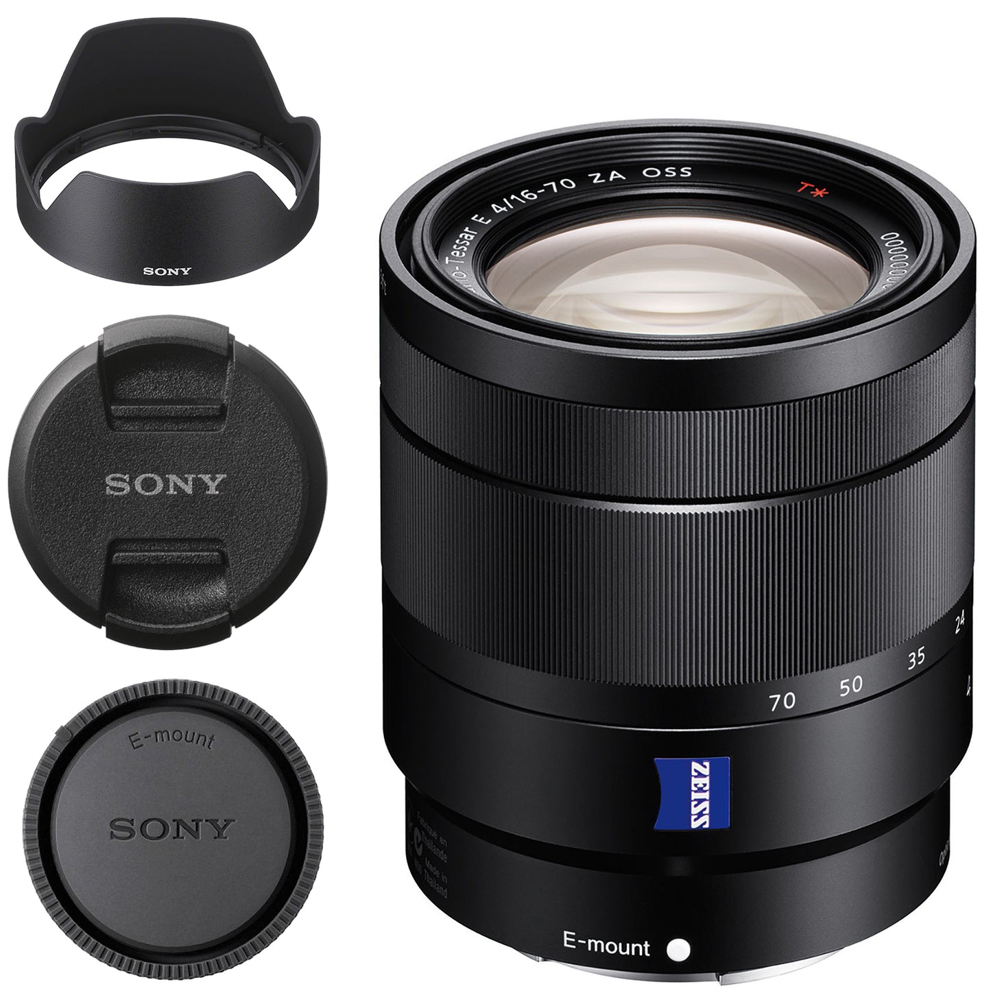 Sony Vario-Tessar T* E 16-70mm f/4 ZA OSS Lens - SEL1670Z