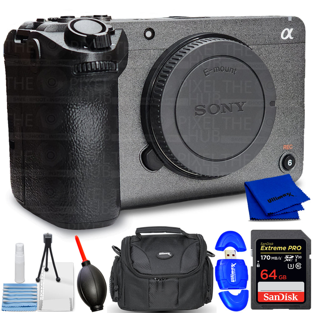 Sony FX30 Digitale Kinokamera ILME-FX30B - 7-teiliges Zubehörpaket