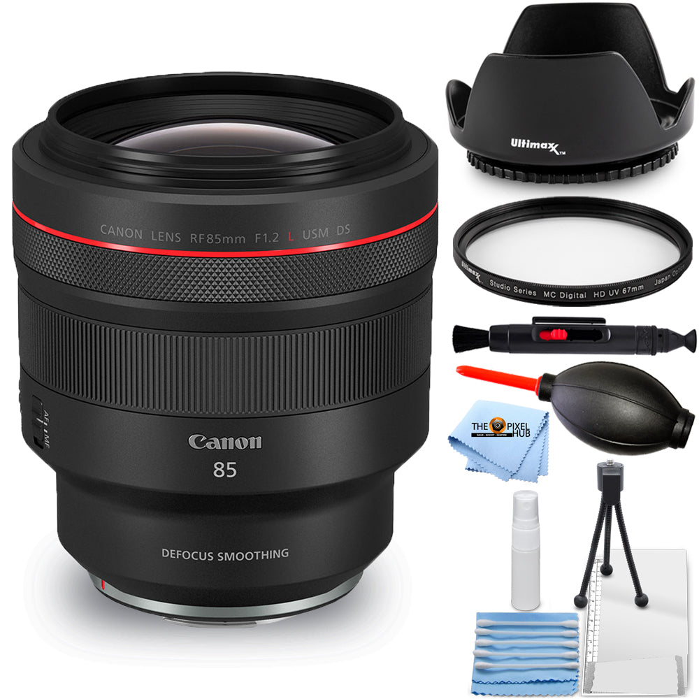 Canon RF 85mm f/1.2L USM DS Objektiv 3450C002 - 7-teiliges Zubehörpaket