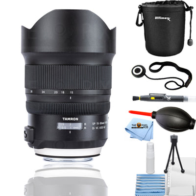 Tamron SP 15–30 mm f/2,8 Di VC USD G2 Objektiv für Canon EF Starter-Objektivtasche-Paket