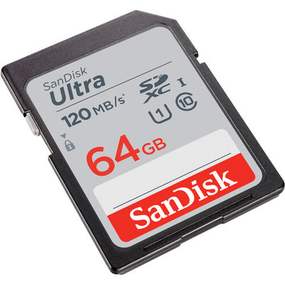 SanDisk 64 GB Ultra UHS-I SDXC-Speicherkarte – SDSDUN4-064G-AN6IN