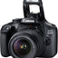 Canon EOS 3000D / T100 DSLR with 18-55mm III Lens + 64GB + Flash + Tripod Bundle