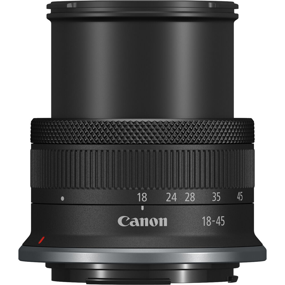 Canon RF-S 18-45mm f/4.5-6.3 IS STM Lens 4858C002 - 7PC Accessory Bundle