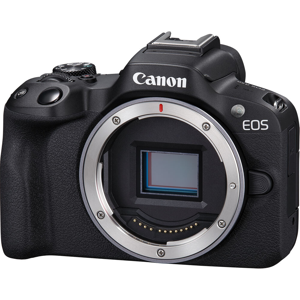 Canon EOS R50 spiegellose Kamera (Schwarz) 5811C002 – 12-teiliges Zubehörpaket