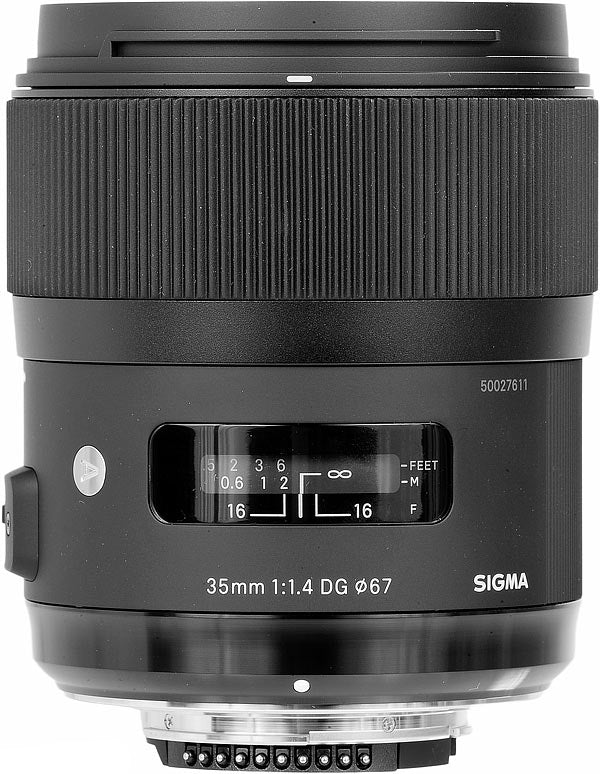 Sigma 35mm f/1.4 DG HSM Art Lens for Canon EF - 10PC Accessory Bundle