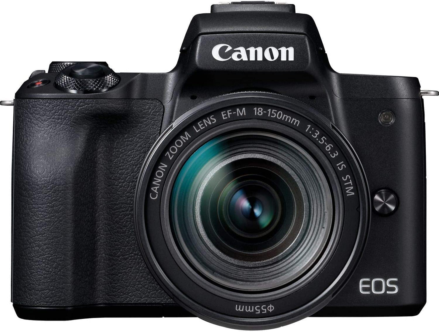 Canon EOS M50 Mark II spiegellose Kamera mit 18-150 mm IS STM (Schwarz) 7-teiliges Paket