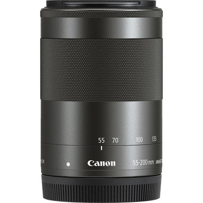 Canon EF-M 55-200mm f/4.5-6.3 IS STM Objektiv (Schwarz) - 9517B002