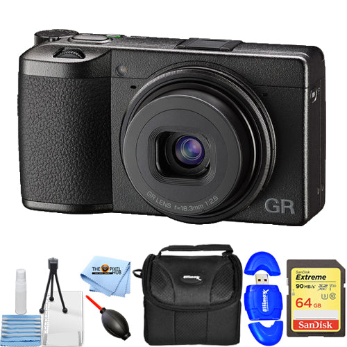 Ricoh GR III Digital Camera 15039 - 7PC Accessory Bundle