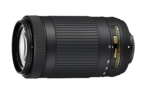 Nikon AF-P DX NIKKOR 70–300 mm 1:4,5–6,3G ED-Objektiv, weiße Box – Essential UV-Paket