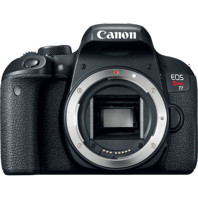 Canon EOS Rebel T7 DSLR-Kamera (nur Gehäuse) + 32 GB + Blitz + Stativ-Paket