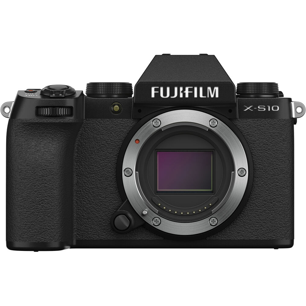 FUJIFILM X-S10 spiegellose Kamera 16670041 – 7-teiliges Zubehörpaket