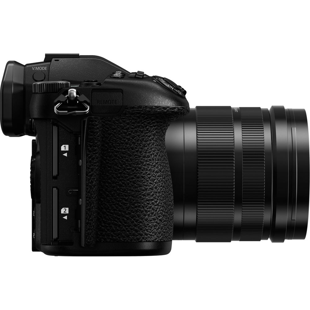 Panasonic Lumix G9 spiegellose Kamera mit 12-60 mm f/2.8-4 Objektiv – DC-G9LK