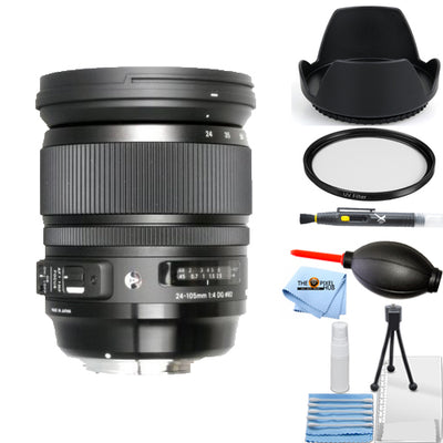 Sigma 24-105 mm F/4 DG OS HSM Art-Objektiv für Nikon 635-306 – 7-teiliges Zubehörpaket