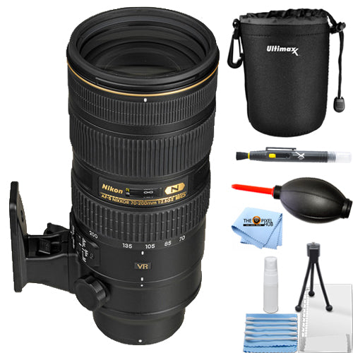 Nikon AF-S NIKKOR 70–200 mm 1:2,8G ED VR II Objektiv 2185 – Objektivtasche-Paket