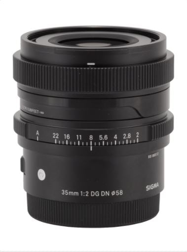 Sigma 35 mm f/2 DG DN Contemporary-Objektiv für Sony E – Essential Filter Kit Bundle