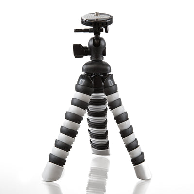 ULTIMAXX 8 Inch Octopus Flexible Tripod Stand Gorillapod Gripster (Gray)