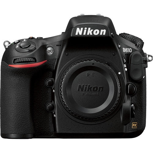 Nikon D810 36,3 MP DSLR-Kamera (nur Gehäuse) 1542 – 10-teiliges Zubehörpaket